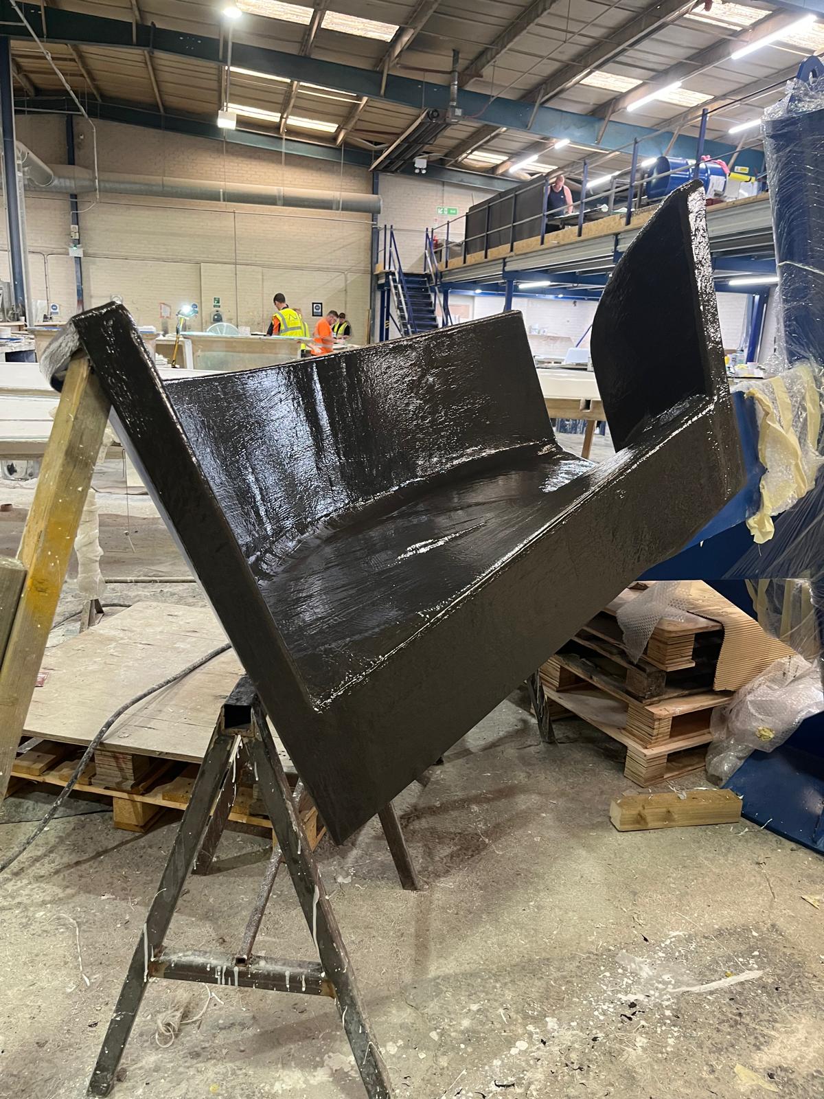 Baggage Chute Modification & Relining - Manchester Airport - AJ Glassfibre